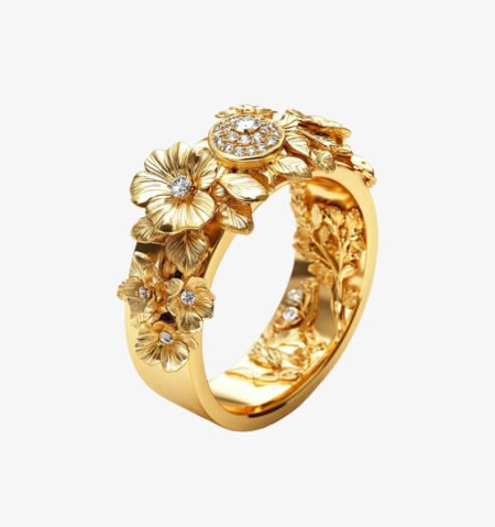14k Gold Amour Ring
