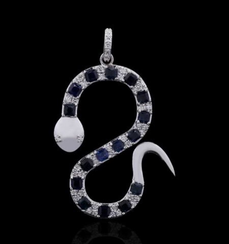 Regal Garnet Diamond Yellow Gold Pendant